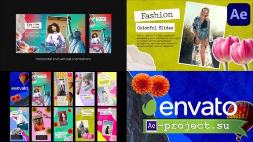 Videohive - Postcard Colorful Slideshow | After Effects - 45545693 - Project for After Effects