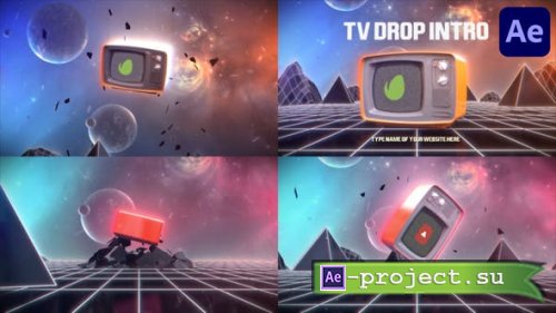 Videohive - TV Drop Intro for After Effects - 45546615 - Project for After Effects