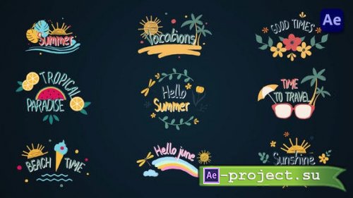 Videohive - Summer travel titles [After Effects] - 45577295 - Project for After Effects