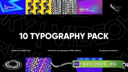 Videohive - 10 Graceful Typography Pack | After Effects - 45576892 - Project for After Effects