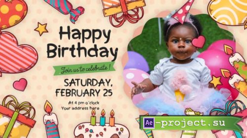 Videohive - Happy Birthday Intro - 45590020 - Project for After Effects