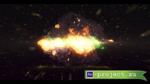 Videohive - Explosion Cinematic Ambient Logo Sting - 45384299 - Project for After Effects
