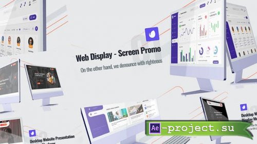 Videohive - Web Promo Desktop Mockup - 45589472 - Project for After Effects