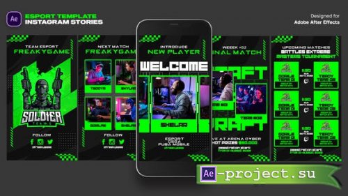 Videohive - Esport Instagram Stories Template - 45571235 - Project for After Effects