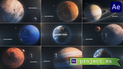 Videohive - Planet Titles for After Effects - 44285216 - Project for After Effects