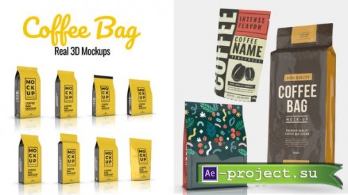 Videohive - Coffee Bag Real 3D Mockups - 45587253 - Project for After Effects