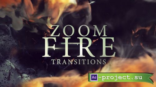 Videohive - Zoom Fire Transitions - 45642050 - Project & Script for After Effects