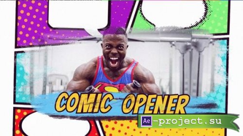 Videohive - Comic Book Intro - 45629301 - Project for After Effects