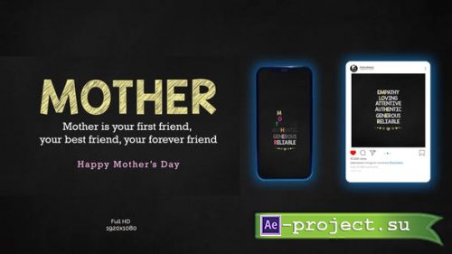Videohive - Mothers Day Text Opener - 45649440 - Project for After Effects