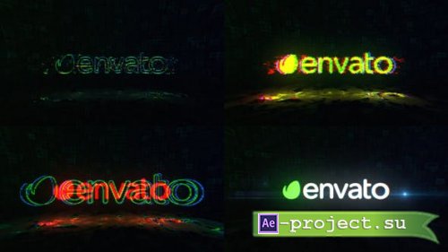 Videohive - Modern Glitch Logo Reveal 2 in 1 - 45541229 - Project for After Effects