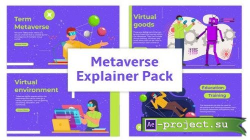 Videohive - Metaverse Explainer Animation Scene - 45655555 - Project for After Effects