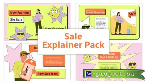 Videohive - Sale Explainer Animation Scene Pack - 45686852 - Project for After Effects