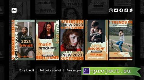Videohive - Abstract Instagram Reels - 45697996 - Project for After Effects