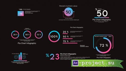 Videohive - Pie Chart Infographics 4 - 45697093 - Project for After Effects