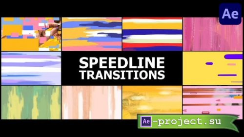 Videohive - Seamless Speedline Transitions | After Effects - 45706890 - Project for After Effects