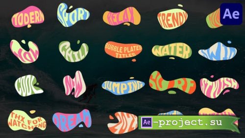 Videohive - Bubble Plates Titles | After Effects - 45674769 - Project for After Effects