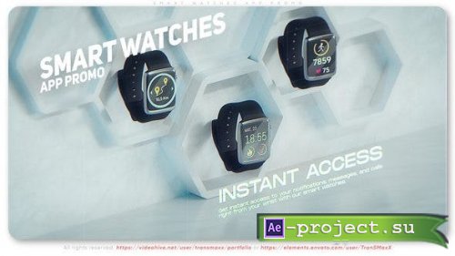 Videohive - Smart Watches App Promo - 45639893 - Project for After Effects
