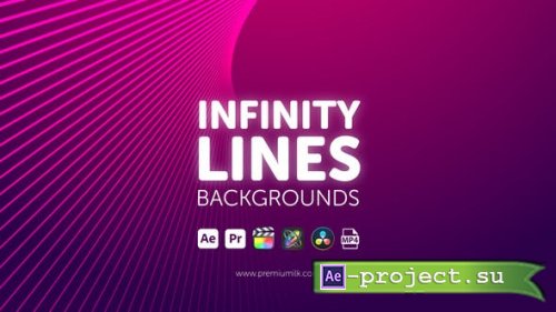 Videohive - Infinity Lines Backgrounds - 45757176 - Project for After Effects