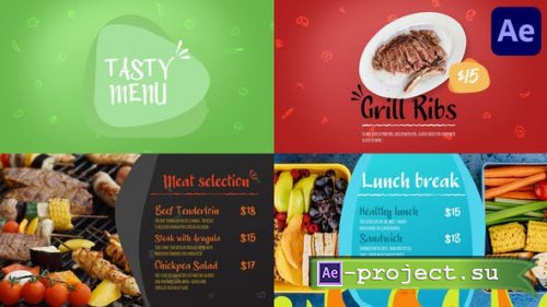 Videohive - Tasty Menu | After Effects - 45731227 - Project for After Effects