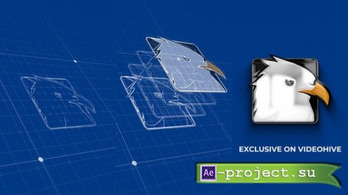 Videohive - Blueprint Grid Logo Reveal 4 - 45754166 - Project for After Effects