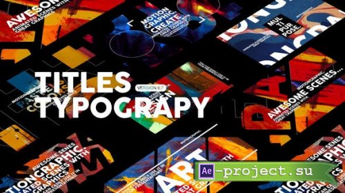 Videohive - Typography Scenes - 45753923 - Project for After Effects