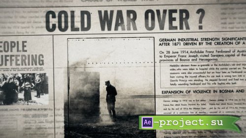 Videohive - Newspaper Vintage History Headlines Promo - 45617373 - Project for After Effects