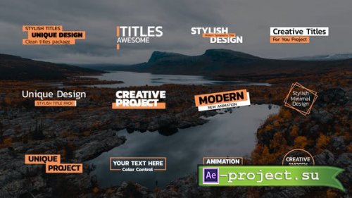 Videohive - Modern Titles | After Effects - 45775639 - Project for After Effects