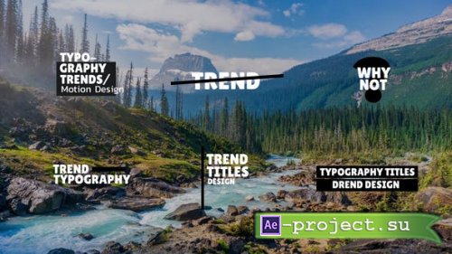 Videohive - Trend Titles | After Effects - 45776102 - Project for After Effects
