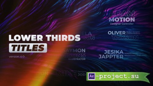 Videohive - Lower Thirds Titles - 45800397 - Project for After Effects