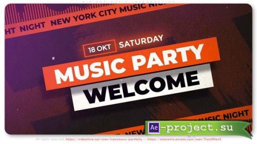 Videohive - Hip Hop Music Introduction - 45789127 - Project for After Effects