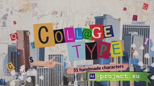 Videohive - Collage Typeset - 45776997 - Project for After Effects