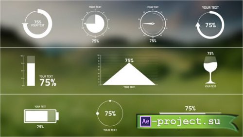 Videohive - 10 Percentage Infographics - 45731656 - Project for After Effects