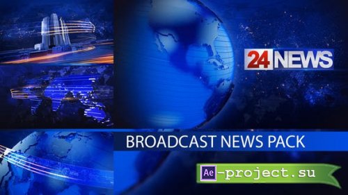 Videohive - 24 Broadcast NEWS - 24728874 - Project for After Effects