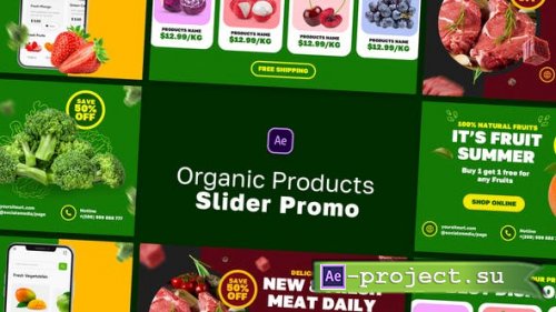 Videohive - Organic Products Slider Promo - 45654676 - Project for After Effects