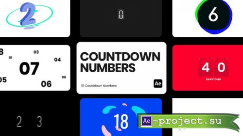 Videohive - Countdown Numbers for After Effects - 45821904 - Project for After Effects