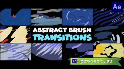 Videohive - Abstract Brush Transitions | After Effects - 45822110 - Project for After Effects