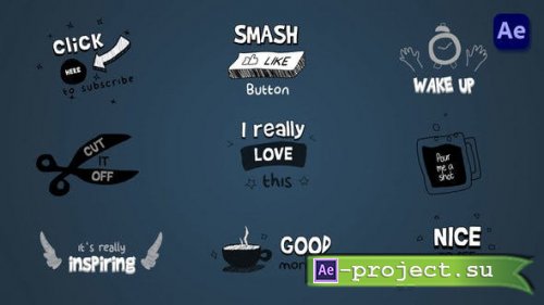 Videohive - 2D Scribble Sketch titles [After Effects] - 45823455 - Project for After Effects