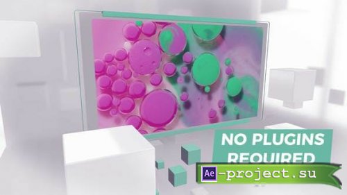 Videohive - Slideshow 3D Screen White - 45753437 - Project for After Effects