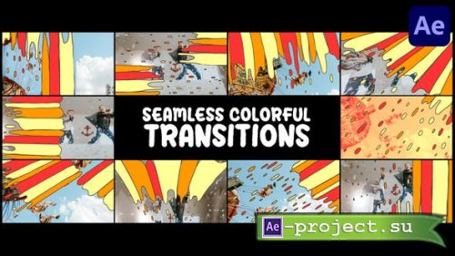 Videohive - Seamless Colorful Transitions | After Effects - 45839549 - Project for After Effects