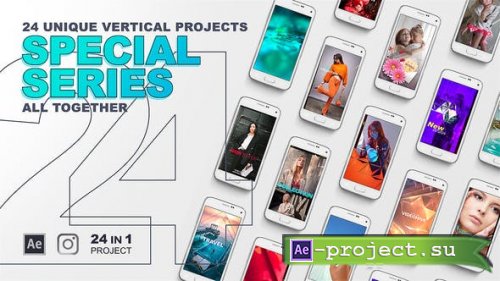 Videohive - Unique Vertical Projects 24 In 1 - 44855823 - Project for After Effects