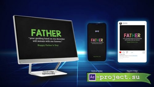 Videohive - Fathers Day Text Opener - 45846827 - Project for After Effects