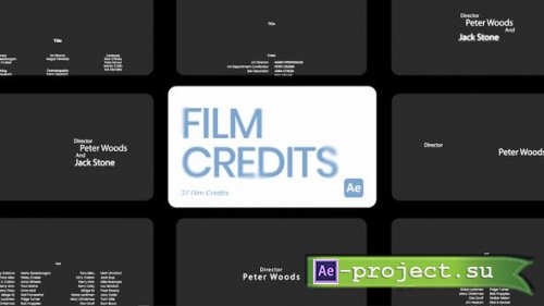 Videohive - Film Credits For After Effects - 45836451 - Project for After Effects