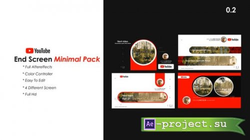 Videohive - Youtube End Screen Pack 2 - 45846731 - Project for After Effects