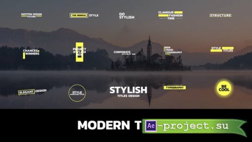 Videohive - Modern Titles - 45873051 - Project for After Effects