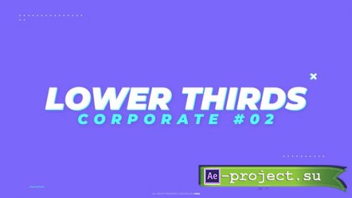 Videohive - Lower Thirds: Corporate #02 - 45799626 - Project for After Effects
