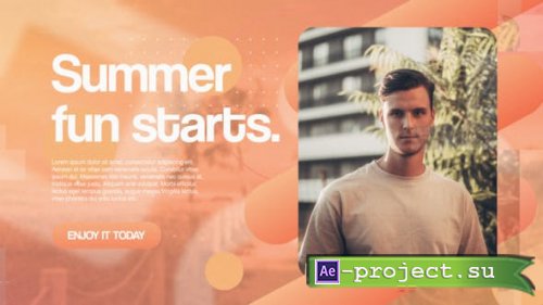 Videohive - Summer Gradient Slideshow - 45905150 - Project for After Effects
