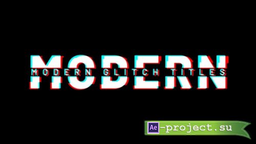 Videohive - Modern Glitch Titles - 45925900 - Project for After Effects