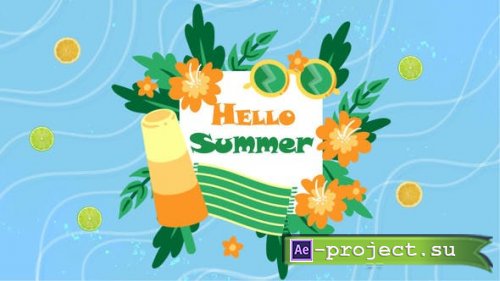 Videohive - Hello Summer Intro - 45317034 - Project for After Effects