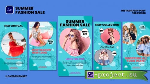 Videohive - Summer Fashion Sale - 44940564 - Project for After Effects