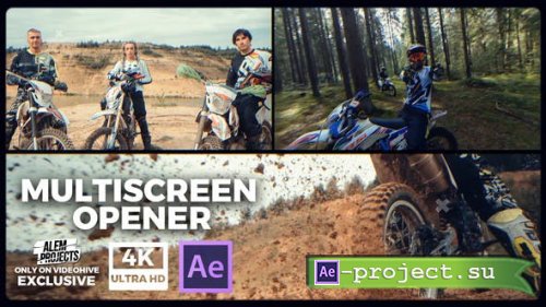 Videohive - Multiscreen Opener - Split Screen Intro - Dynamic Sport Opener - 45309602 - Project for After Effects